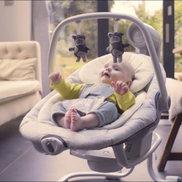 Leagăn pentru bebeluși Joie Serina 2 in 1 (W1306AESTY000) 13 kg/ Starry Night photo 5