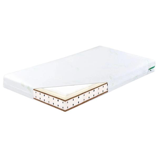 Saltea pentru copii Caretero Thermo Elastic Foam Coconut (5902021524167) 120 x 60 cm/ White photo 1