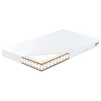 Матрас детский Caretero Thermo Elastic Foam Coconut (5902021524167) 120 x 60 см/ Белый