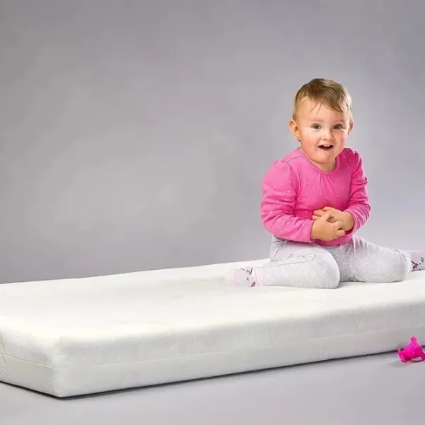 Saltea pentru copii Caretero Thermo Elastic Foam Coconut (5902021524167) 120 x 60 cm/ White photo 3