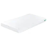 Матрас детский Caretero Aloe Vera Latex Foam-Cocos (5902021523795) 120 x 60 см/ Белый