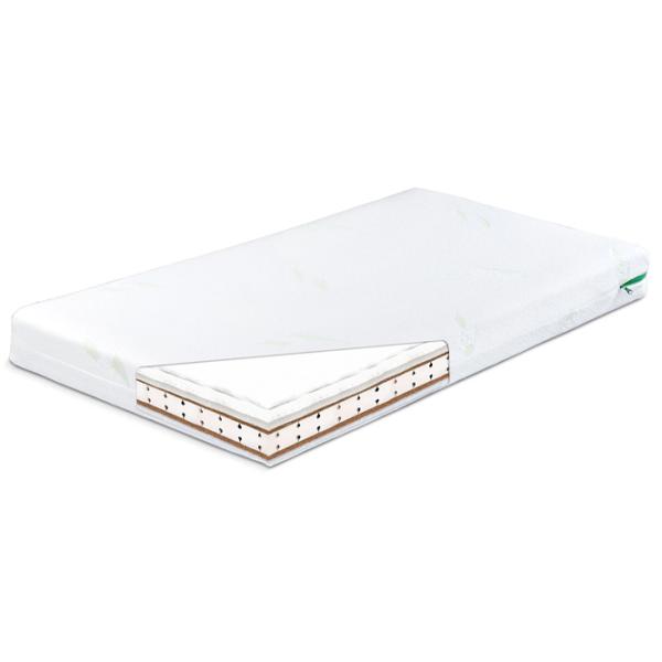 Saltea pentru copii Caretero Aloe Vera Latex Foam-Cocos (5902021523795) 120 x 60 cm/ White photo 2