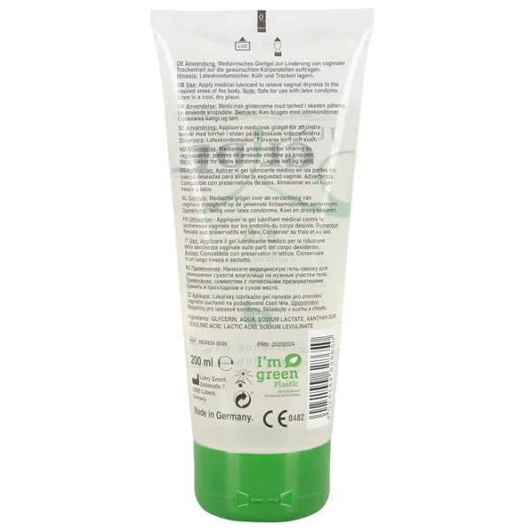 Смазка Just Glide Bio 0.2л/ Без запаха / Прозрачный photo 2