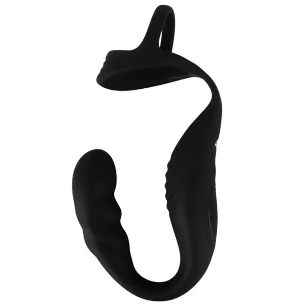 Эрекционное кольцо Rebel Cock Ring with RC Prostate Plug Черный photo 5