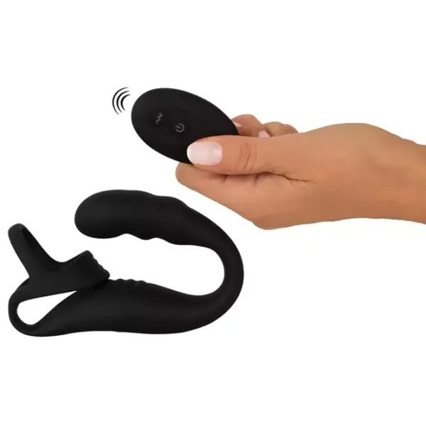 Эрекционное кольцо Rebel Cock Ring with RC Prostate Plug Черный photo 9