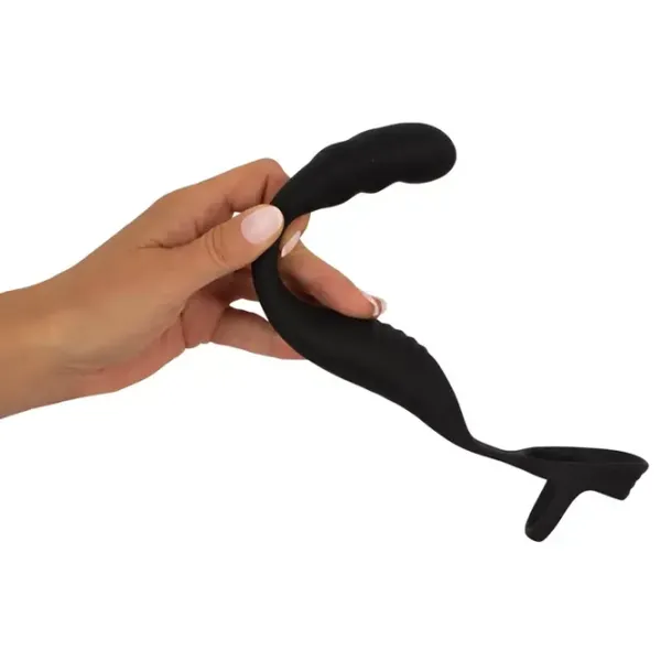 Эрекционное кольцо Rebel Cock Ring with RC Prostate Plug Черный photo 10