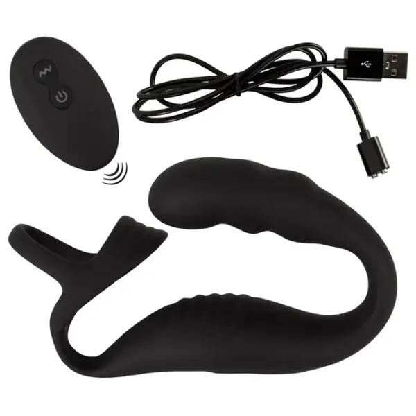 Эрекционное кольцо Rebel Cock Ring with RC Prostate Plug Черный photo 13