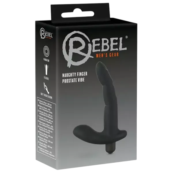 Vibrator Rebel Naughty Finger Prostate Vibe Black photo 1