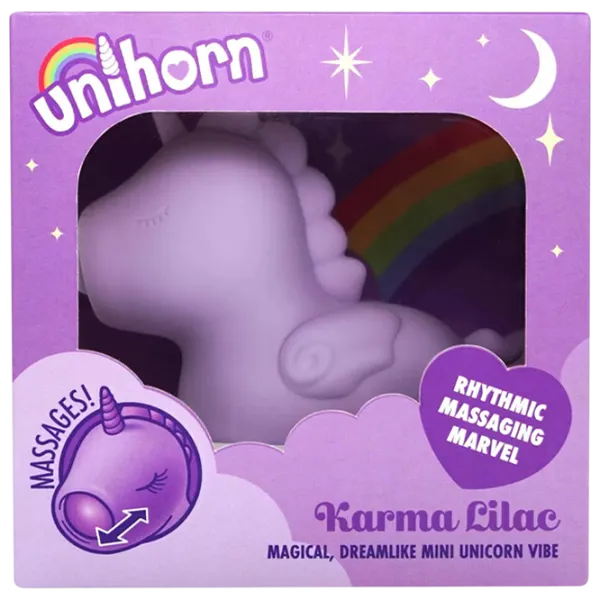 Вибратор Unicorn Karma Lilac Пурпурный photo 1