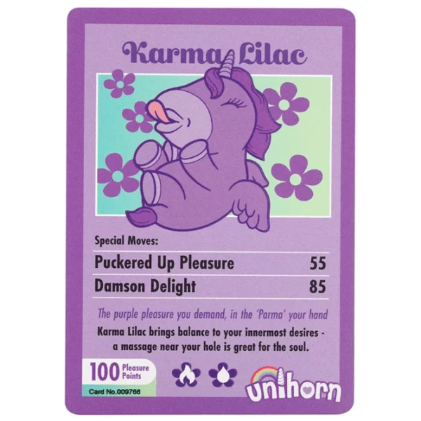 Вибратор Unicorn Karma Lilac Пурпурный photo 4