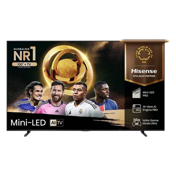 Televizor Hisense 100U8Q 100" / MiniLED / 4K / Smart TV / Black photo 1