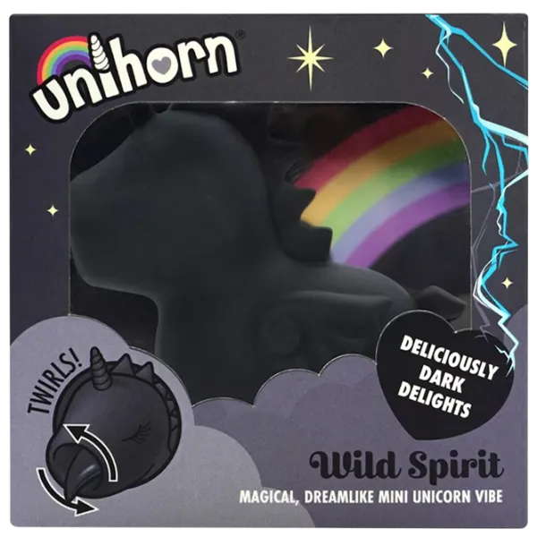 Вибратор Unicorn Wild Spirit Черный photo 1