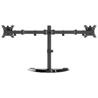 Suport pentru monitor Gembird MS-D2ST-02 VESA 100 x 100 mm/ Black