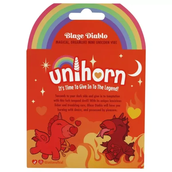 Вибратор Unicorn Blaze Diablo Красный photo 7