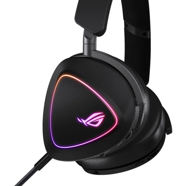 Наушники Asus ROG Delta II Черный Беспроводные + Проводные/ Игровой photo 2