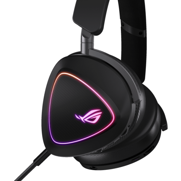 Наушники Asus ROG Delta II Черный Беспроводные + Проводные/ Игровой photo 2