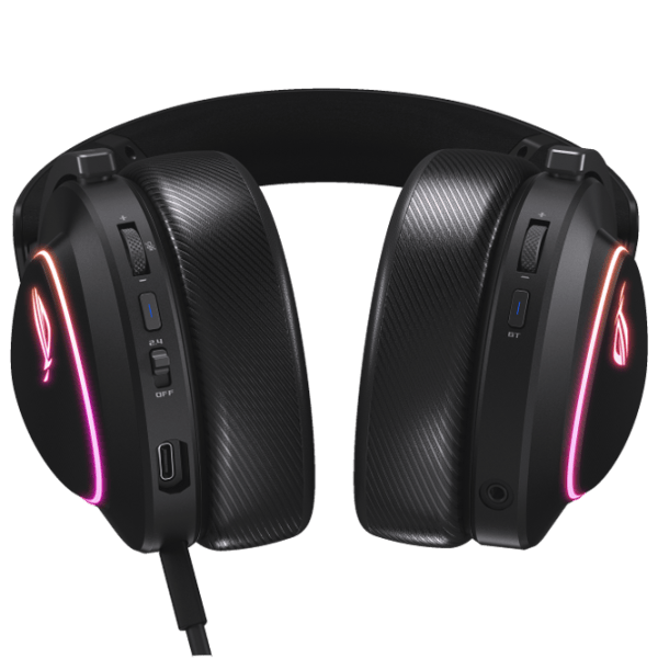 Наушники Asus ROG Delta II Черный Беспроводные + Проводные/ Игровой photo 3