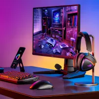 Наушники Asus ROG Delta II Черный Беспроводные + Проводные/ Игровой photo 7