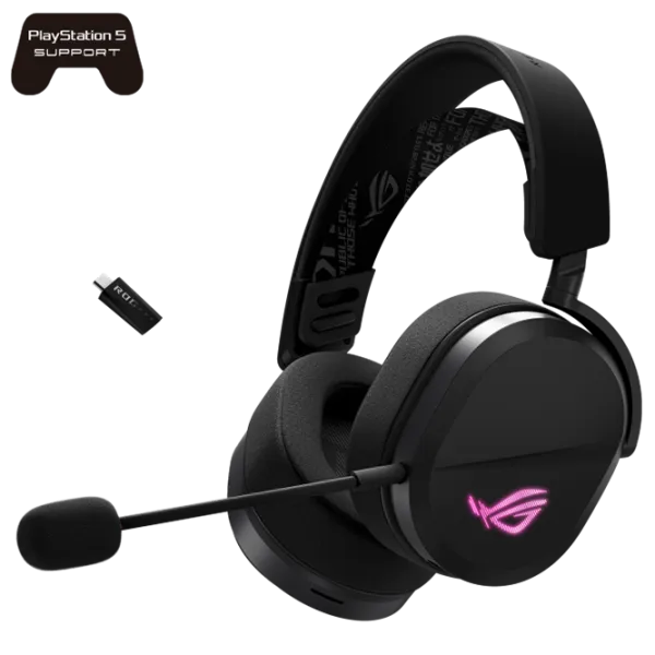 Наушники Asus ROG Pelta A501 Черный Беспроводные/ Игровой photo 2