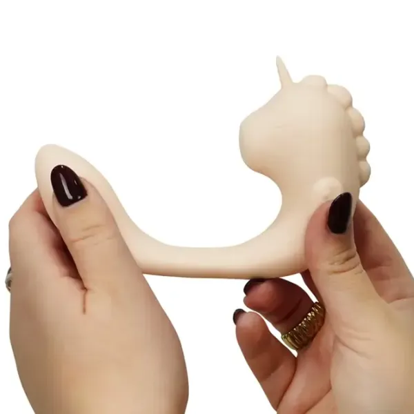 Вибратор Unicorn C-Horse Coral Throb Бежевый photo 7