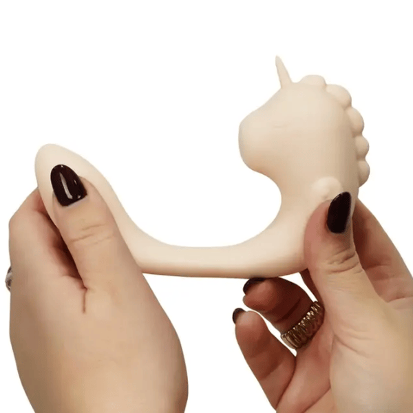 Вибратор Unicorn C-Horse Coral Throb Бежевый photo 7