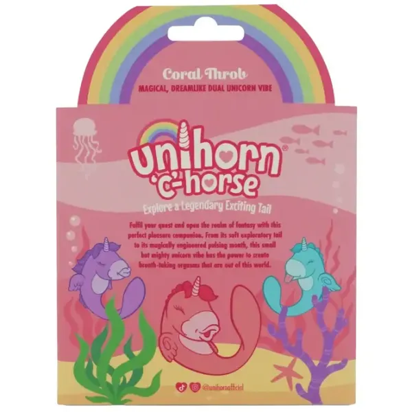 Вибратор Unicorn C-Horse Coral Throb Бежевый photo 10