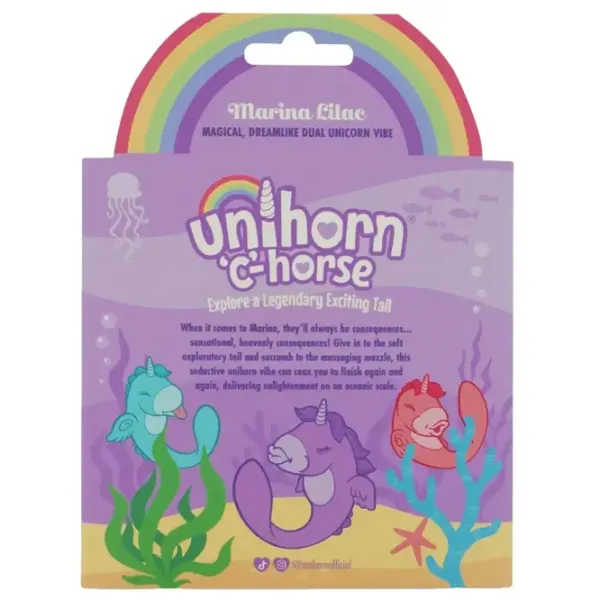 Вибратор Unicorn C-Horse Marina Lilac Пурпурный photo 10