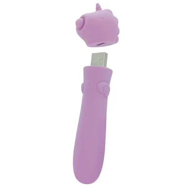 Вибратор Unicorn Mini USB Karma Lilac Пурпурный photo 2