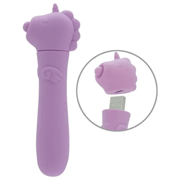 Вибратор Unicorn Mini USB Karma Lilac Пурпурный photo 3