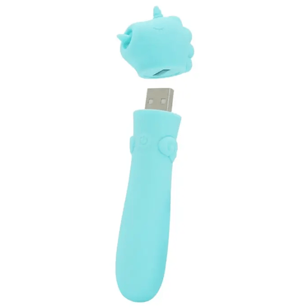 Вибратор Unicorn Mini USB Mount'n Peak Синий photo 2