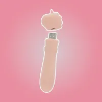 Вибратор Unicorn Mini USB Heart Throb Бежевый photo 4
