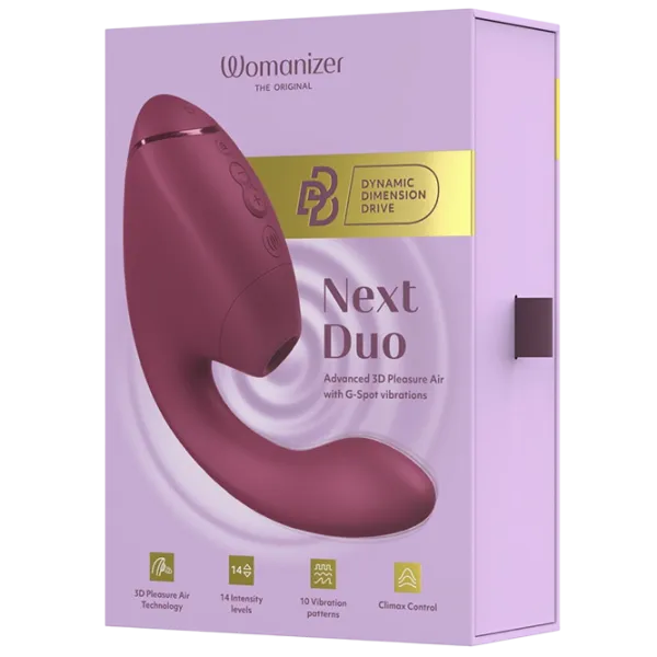 Вибратор Womanizer Next Duo Розовый photo 1