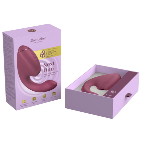Вибратор Womanizer Next Duo Розовый photo 13