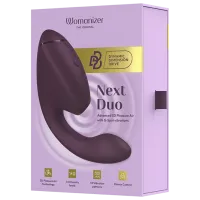 Вибратор Womanizer Next Duo Пурпурный