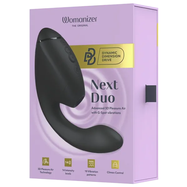 Вибратор Womanizer Next Duo Черный photo 1