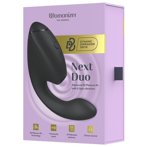 Вибратор Womanizer Next Duo Черный photo 1