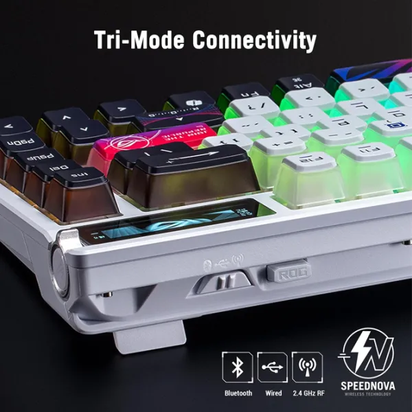 Tastatură Asus ROG Azoth X Fără fir / White photo 7
