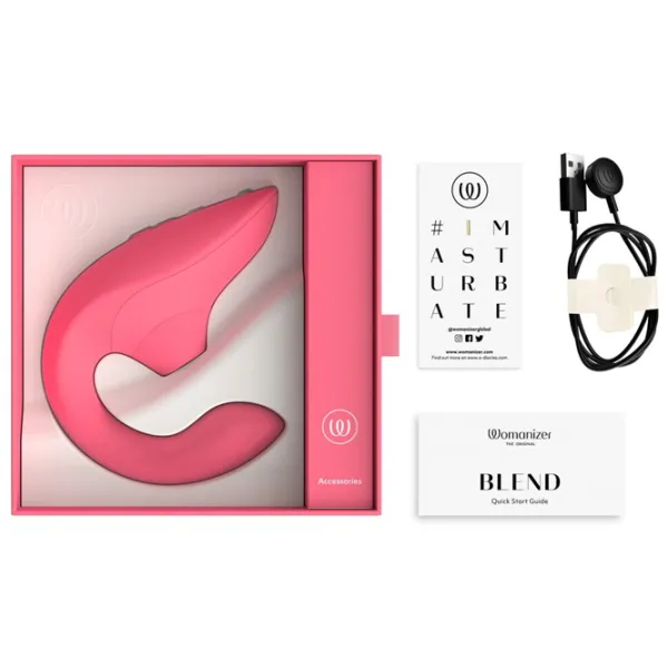 Вибратор Womanizer BLEND Розовый photo 9