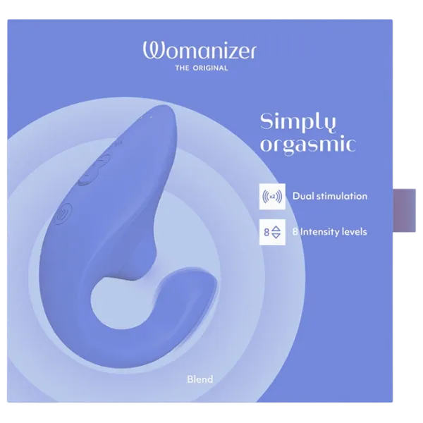 Вибратор Womanizer BLEND Синий photo 1