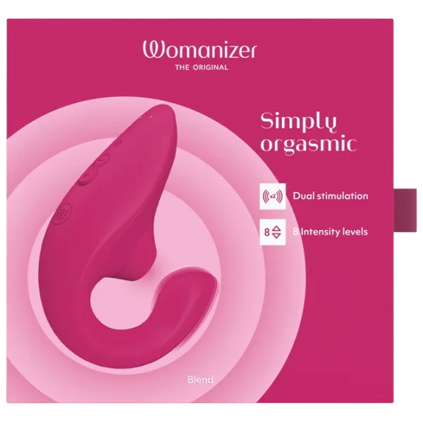 Вибратор Womanizer BLEND Темно-розовый photo 1