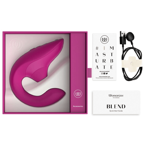 Вибратор Womanizer BLEND Темно-розовый photo 9