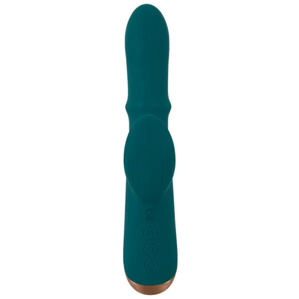 Vibrator You2Toys Thumping Rabbit Vibrator with Moving Ring Green photo 2