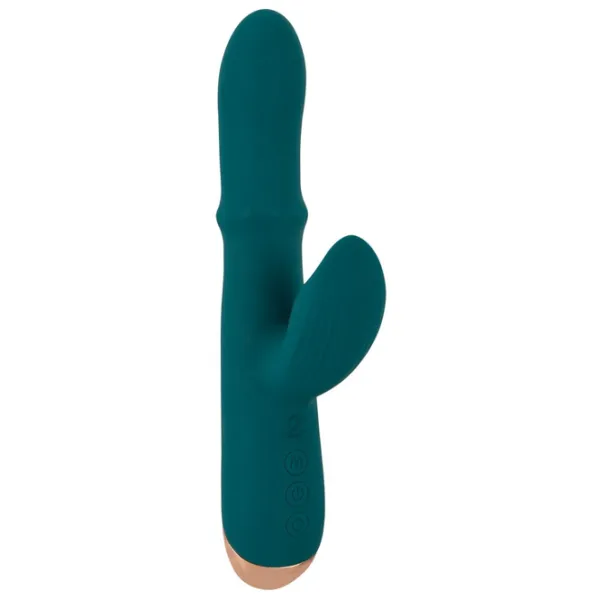Vibrator You2Toys Thumping Rabbit Vibrator with Moving Ring Green photo 3