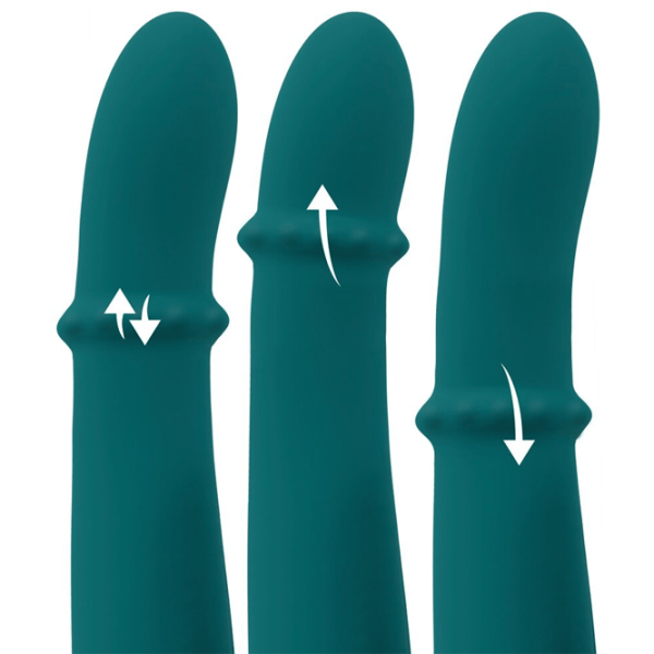 Vibrator You2Toys Thumping Rabbit Vibrator with Moving Ring Green photo 13
