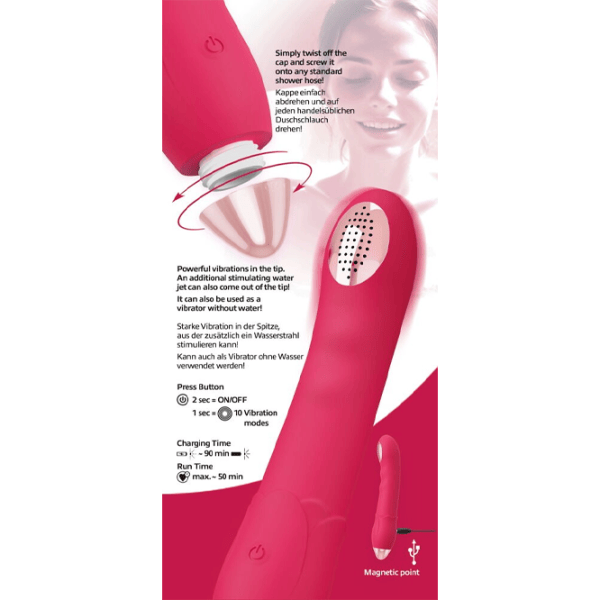 Vibrator You2Toys Showers to Orgasm Pink photo 13