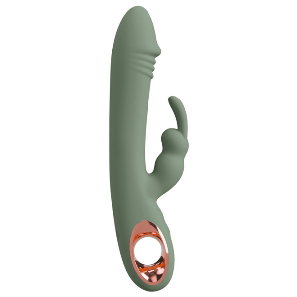 Vibrator You2Toys Slim Rabbit Olive Green photo 2
