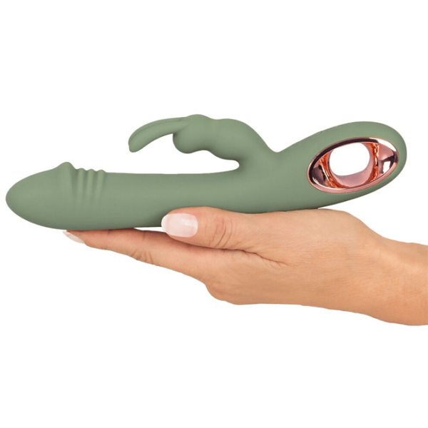 Vibrator You2Toys Slim Rabbit Olive Green photo 6
