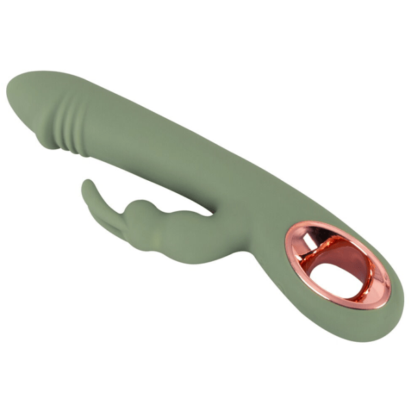 Vibrator You2Toys Slim Rabbit Olive Green photo 7