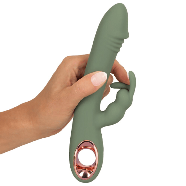 Vibrator You2Toys Slim Rabbit Olive Green photo 9