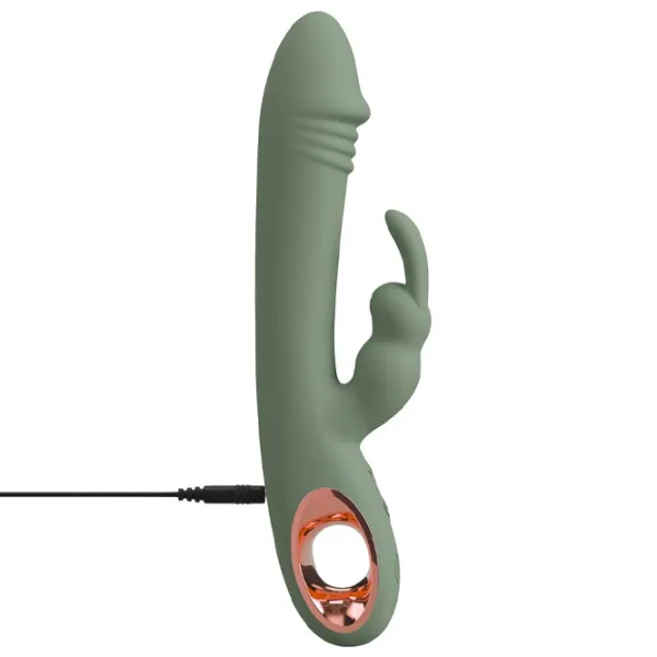 Vibrator You2Toys Slim Rabbit Olive Green photo 10